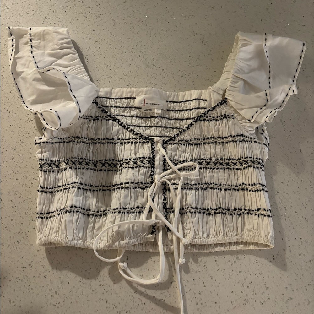 Anthropologie crop top